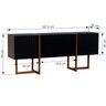 buffet ondas preto 8