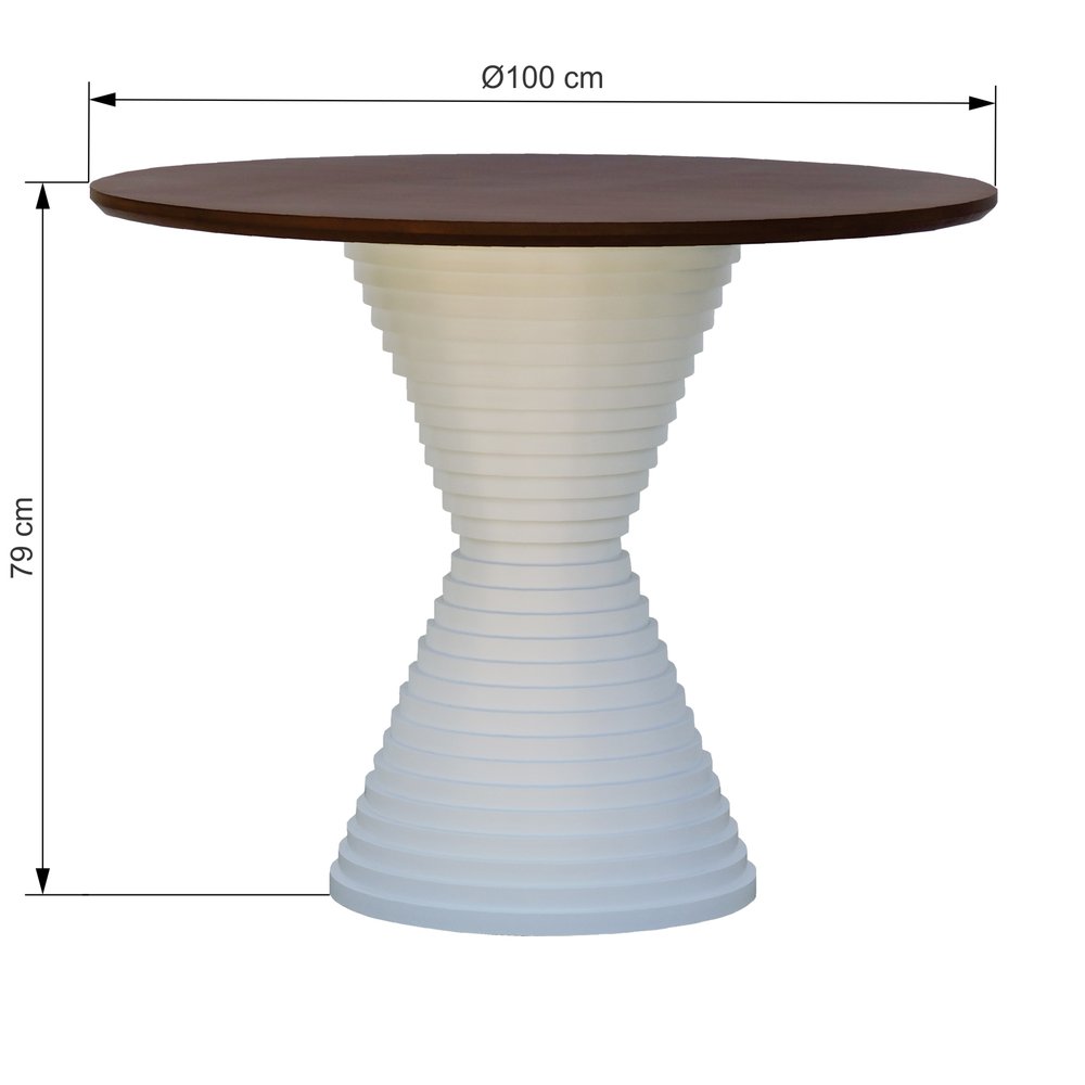 mesa base redonda aneis tampo 100 amendoa 4
