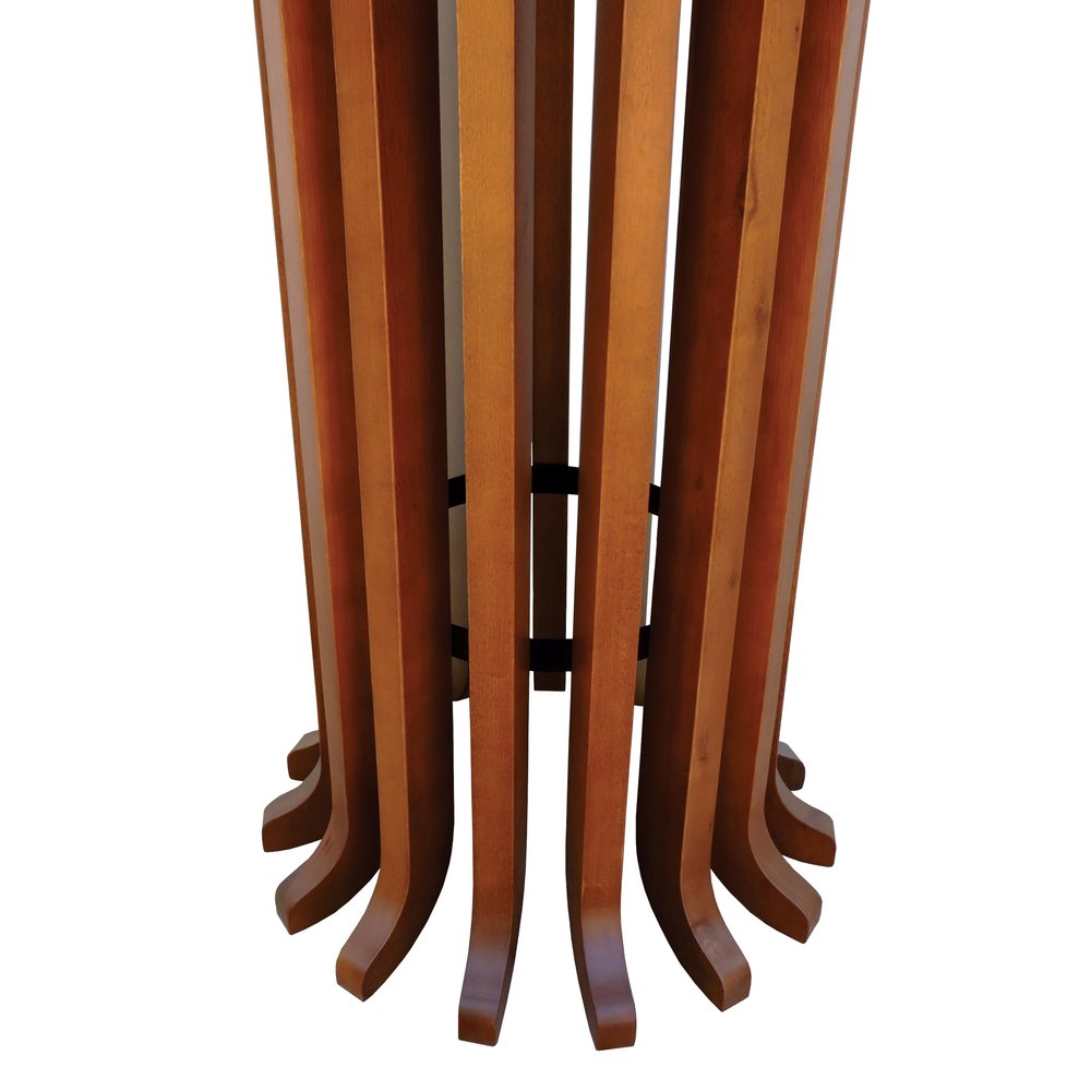 mesa base redonda ripada tampo 100 amendoa 3