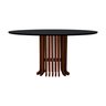 mesa oval ripada tampo oval preto 2