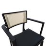 cadeira apollo preta com bracos corano preto 5