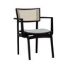cadeira apollo preta com bracos corano bruma 1