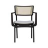 cadeira apollo preta com bracos corano bruma 3