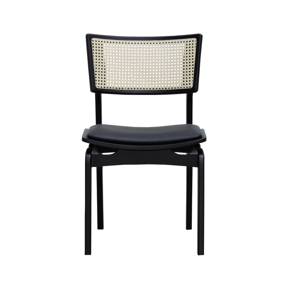 cadeira apollo preta sem bracos corano preto 3