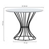 mesa de jantar fendi branca dimensoes o120