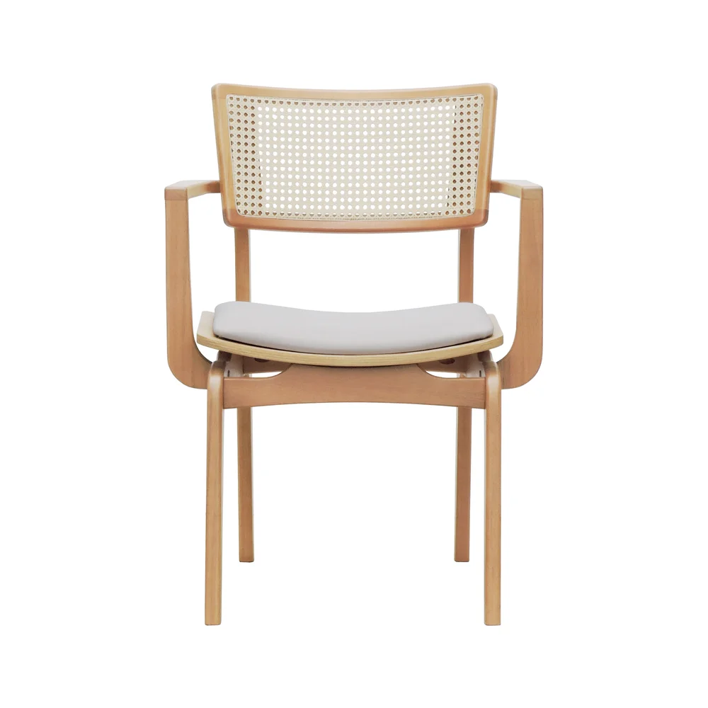 cadeira apollo com bracos linho bege 3