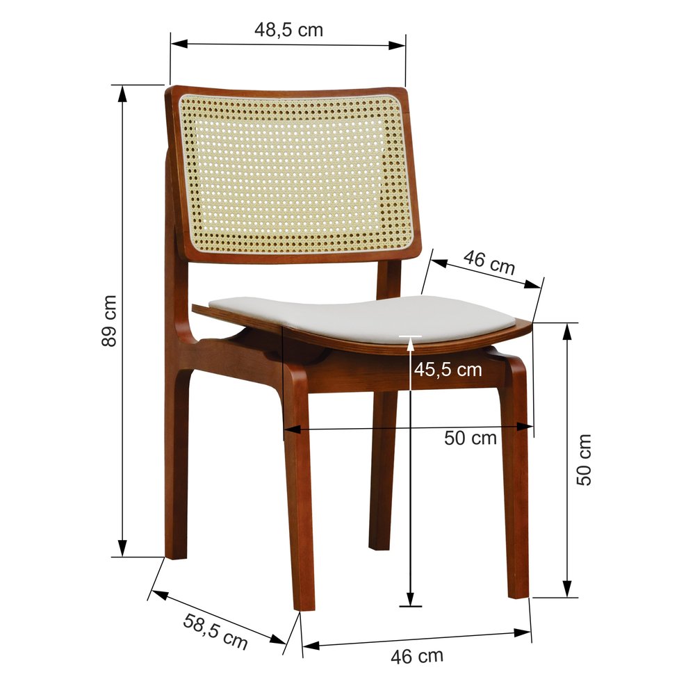cadeira gus sem bracos amendoa corano bruma