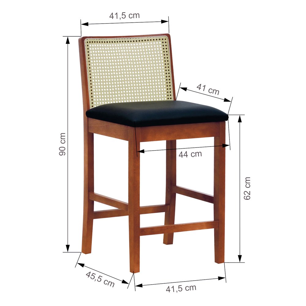 banqueta perola corano preto 8