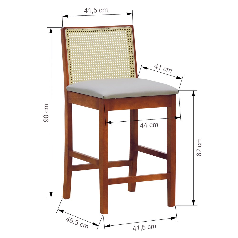 banqueta perola linho bege 8