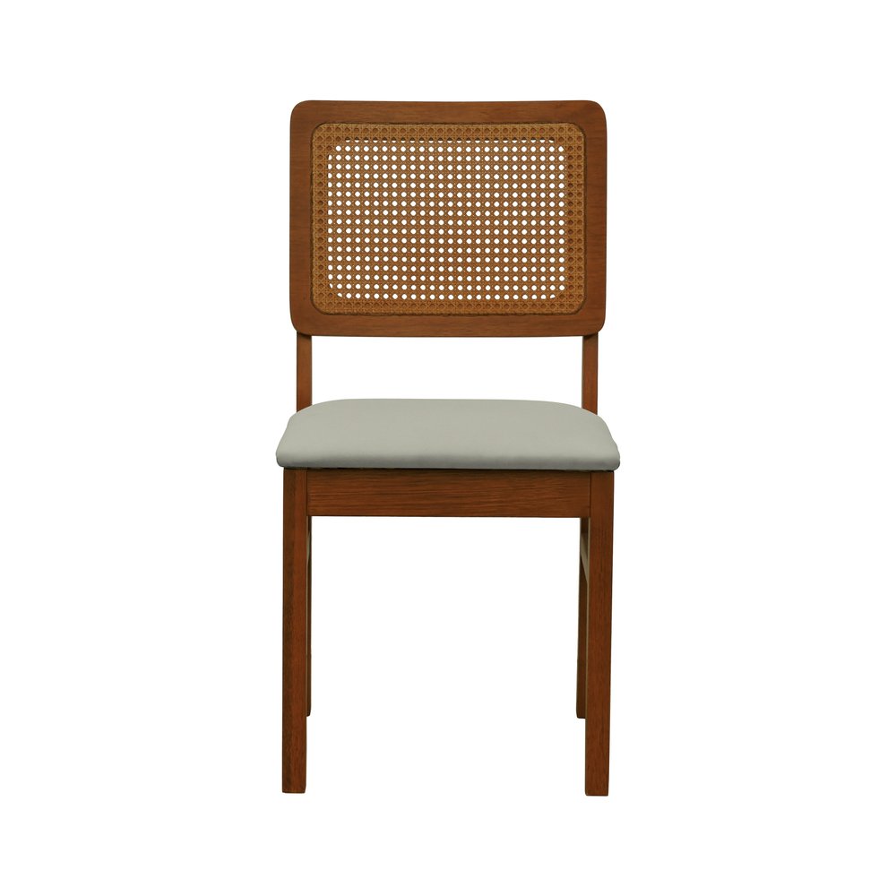 cadeira lyon telinha amendoa linho bege 4