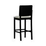 banqueta alta bistro queops preta linho bege 3