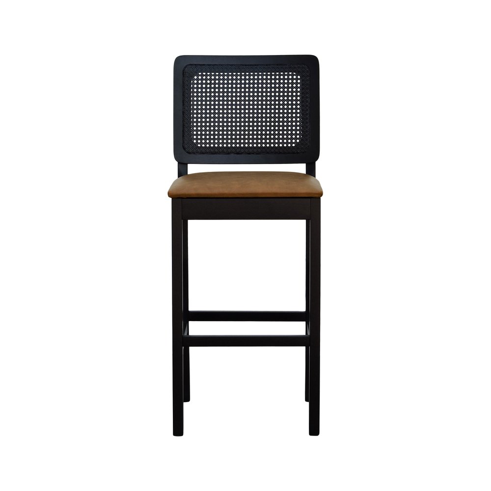 banqueta alta bistro lyon preta corano marrom mescla 4