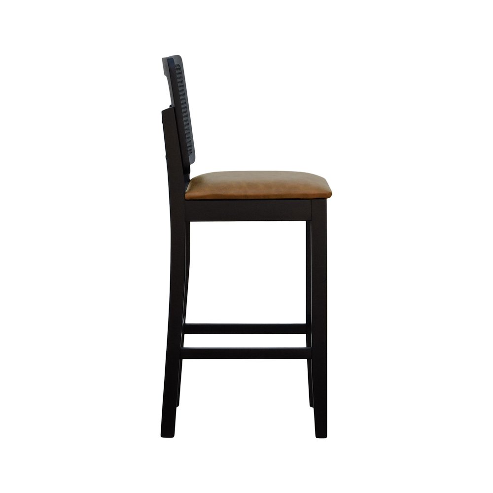 banqueta alta bistro lyon preta corano marrom mescla 5