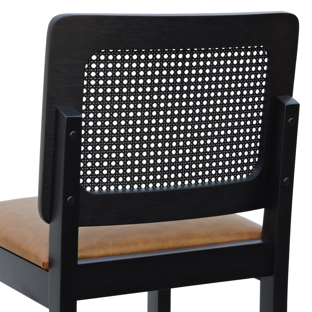 banqueta alta bistro lyon preta corano marrom mescla 8