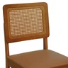 cadeira lyon telinha amendoa corano caramelo 6