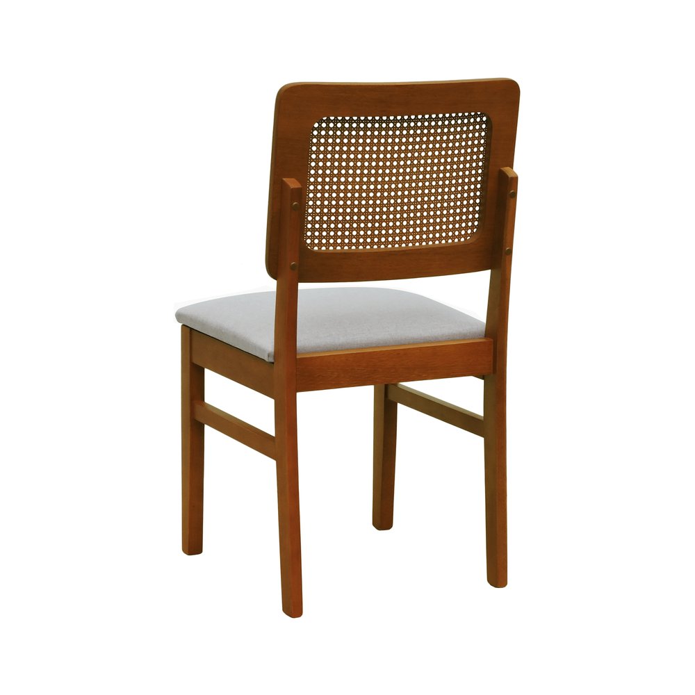 cadeira lyon telinha amendoa linho bege mescla impermeavel 3