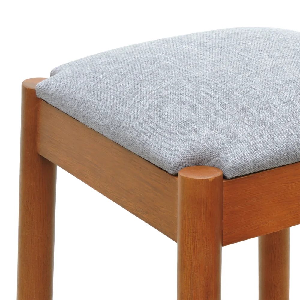 banco alto amber linho cinza mescla impermeavel 4