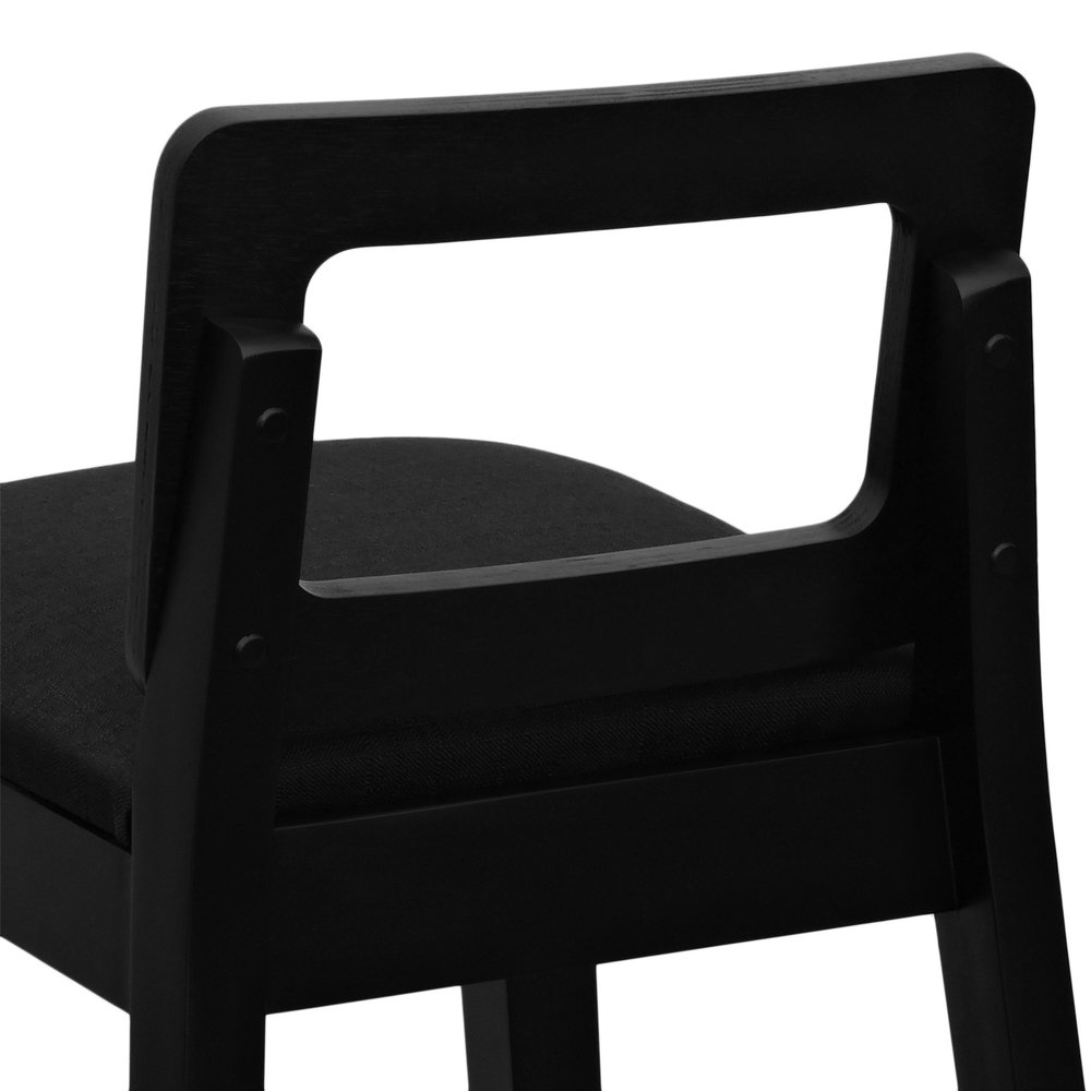 banqueta river preta linho preto textura 8