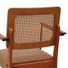 cadeira lyon telinha amendoa com bracos corano marrom mescla 8