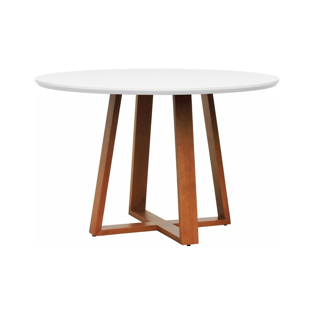 mesa de jantar madri laqueado branco 1