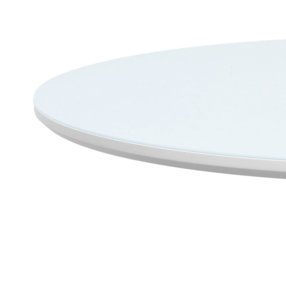 mesa de jantar madri laqueado vidro branco 5