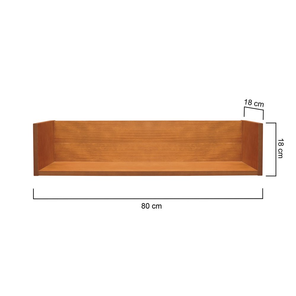 prateleira khepri 80x18x18 amendoa 2 dimensoes