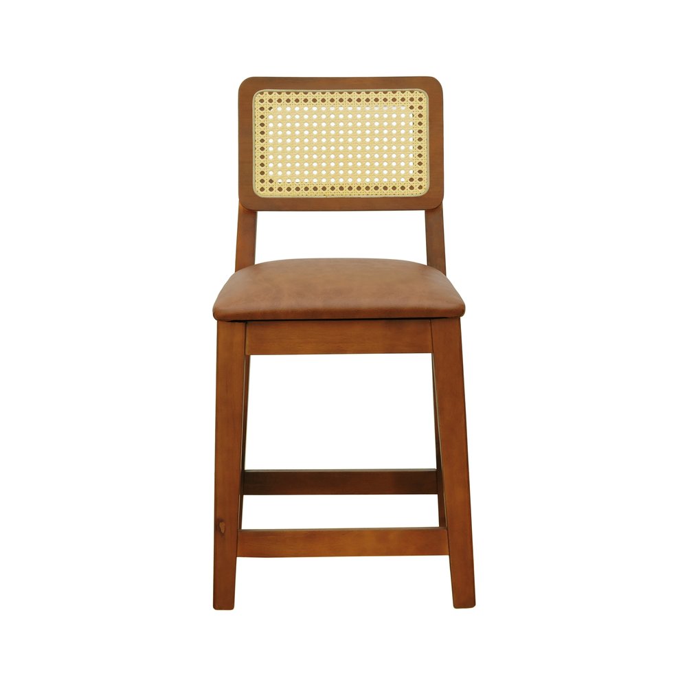 banqueta baixa cadeira gabi amendoa corano marrom mescla 4