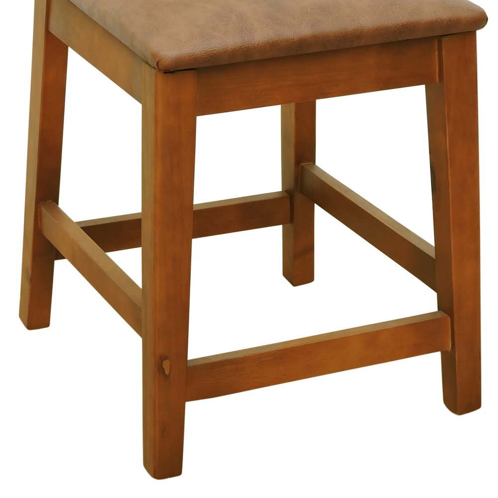 banqueta baixa cadeira gabi amendoa corano marrom mescla 7