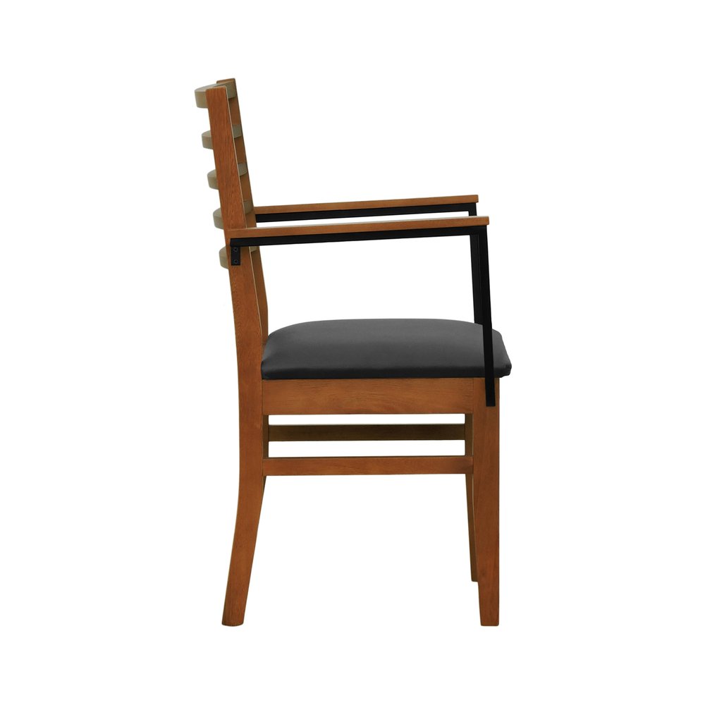 cadeira tie com bracos corano preto 5