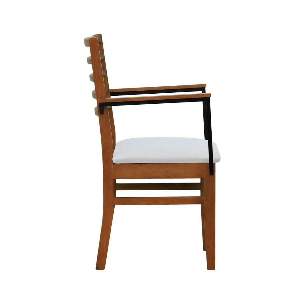 cadeira tie com bracos linho bege 5