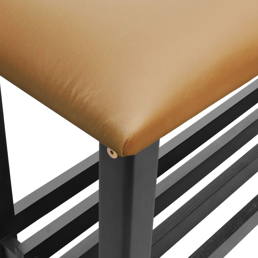 banco sapateira viena preto corano caramelo 5