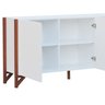 buffet 3 portas decor branco amendoa 3