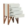 gaveteiro mesa cabeceira decor offwhite amendoa 3