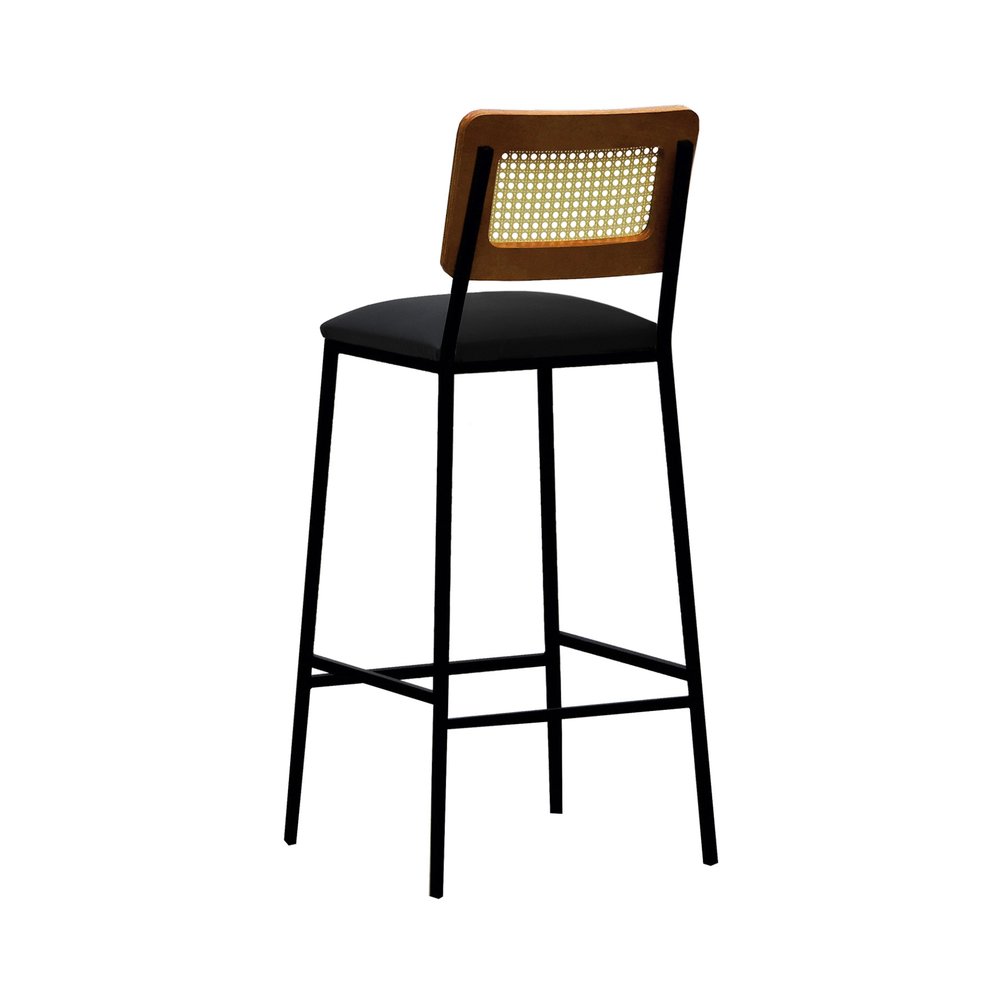 banqueta gabi metal corano preto 3