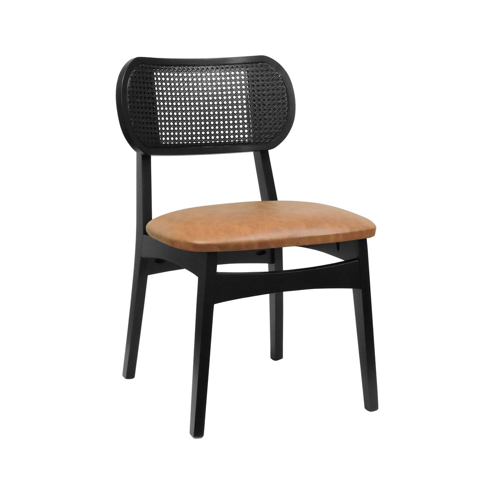 cadeira organik telinha preto corano marrom mescla 1