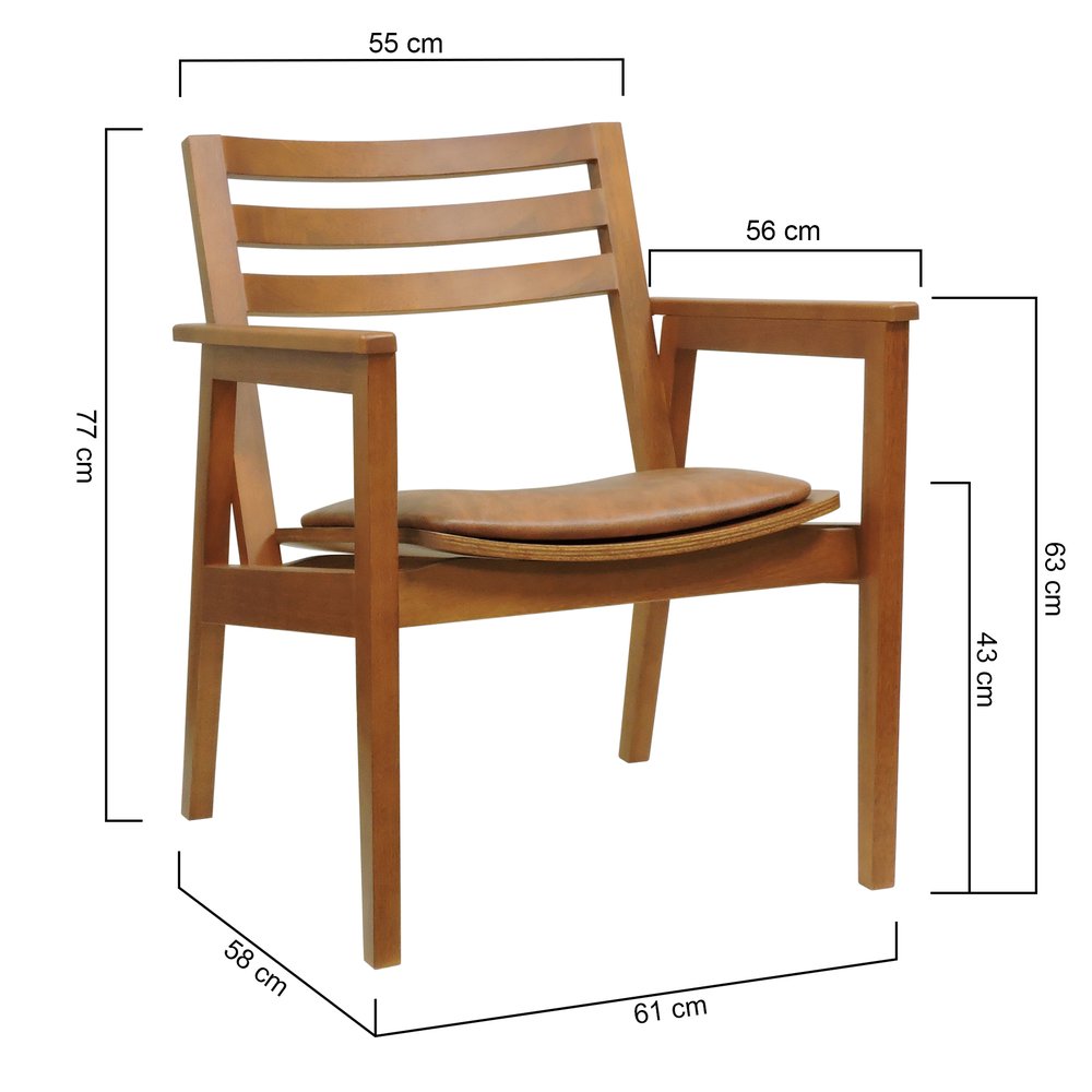 poltrona cairo amendoa corano marrom mescla 2 dimensoes