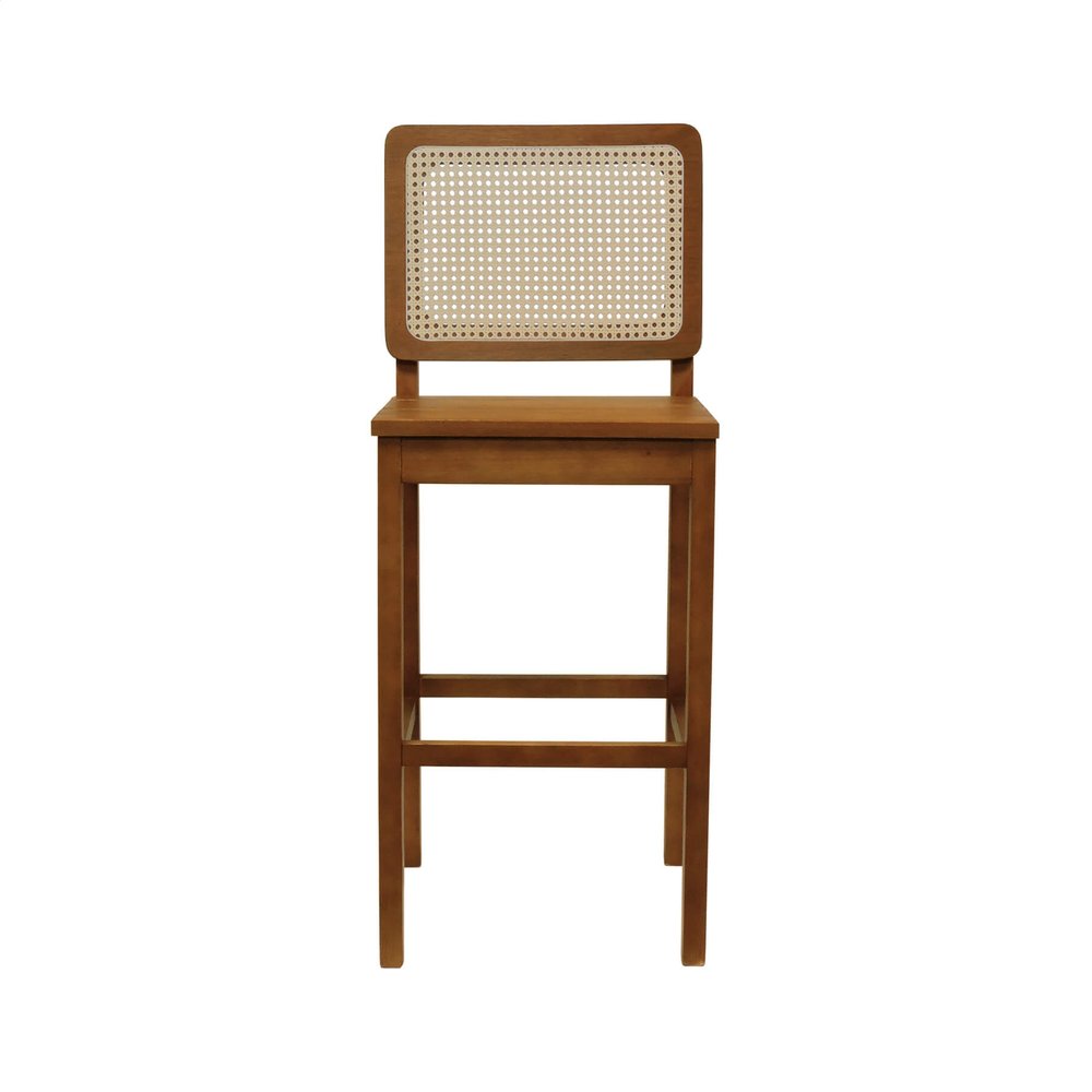 banqueta alta bistro lyon telinha natural ripado amendoa 4