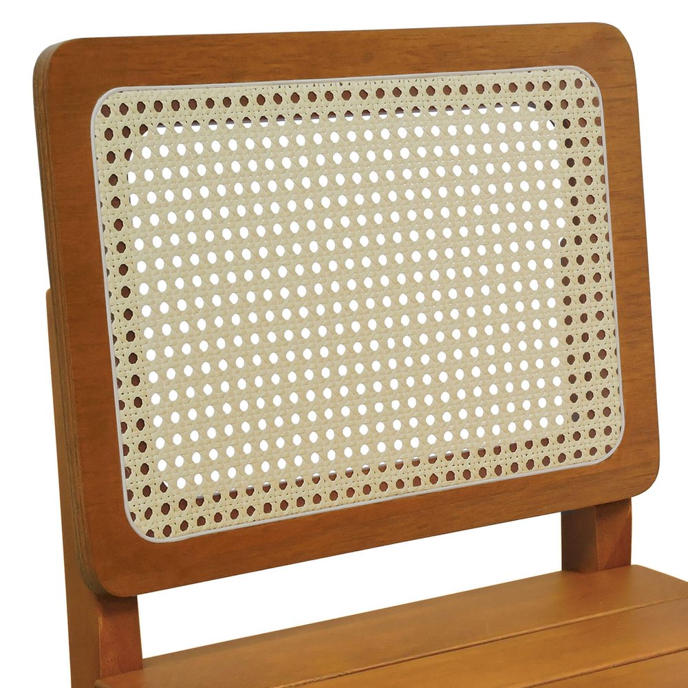 banqueta alta bistro lyon telinha natural ripado amendoa 6