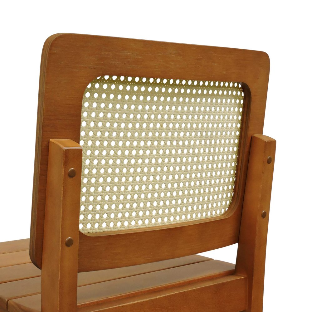 banqueta alta bistro lyon telinha natural ripado amendoa 8