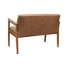 sofa 2 lugares veneza amendoa corano marrom mescla 3