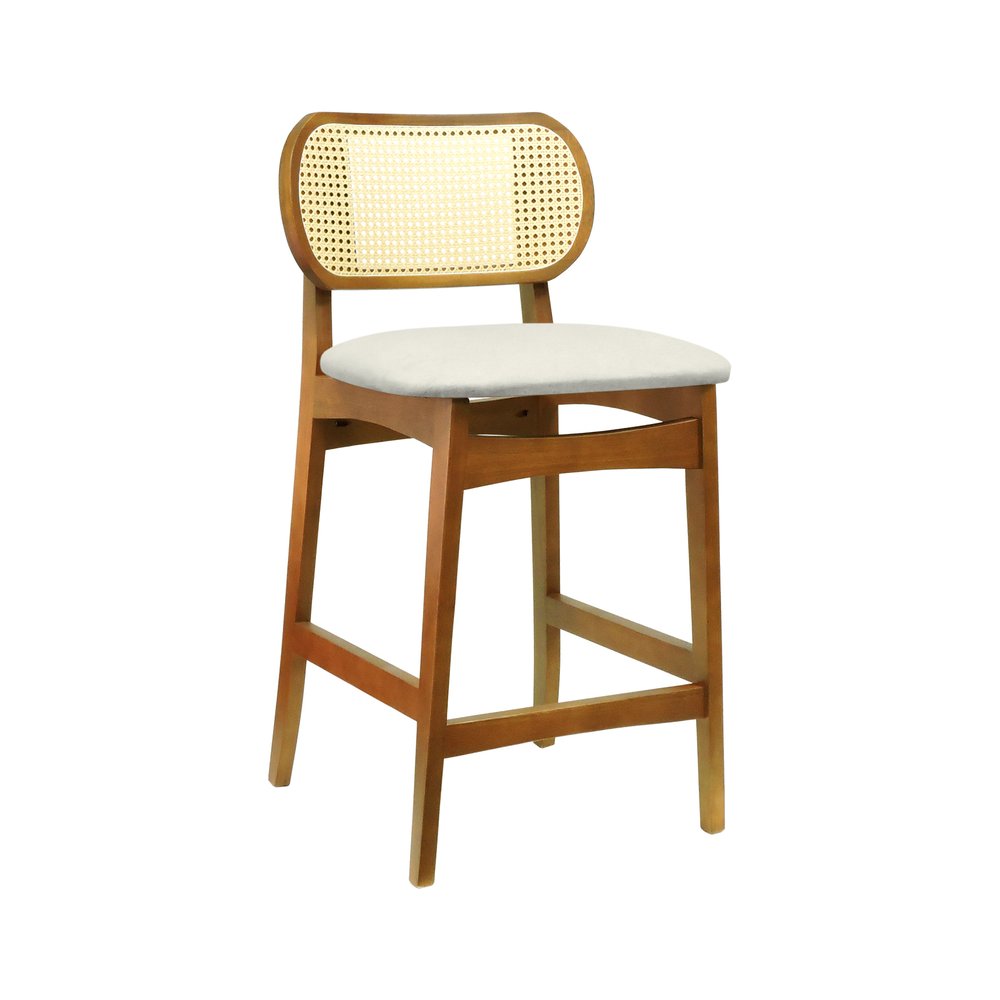 banqueta organik amendoa linho bege mescla impermeavel 1