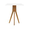 mesa bistro sevilha amendoa tampo quadrado branco 3
