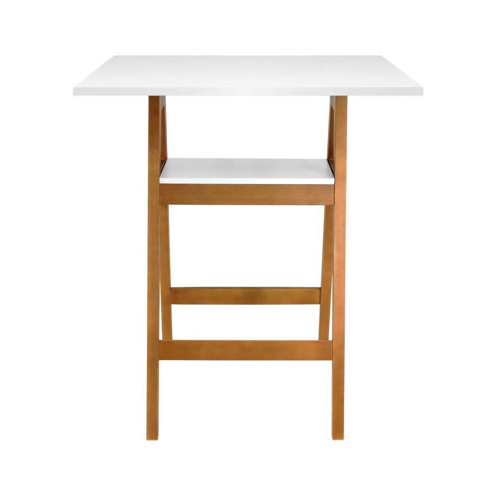 mesa bistro miami amendoa tampo quadrado 80x80 branco 3