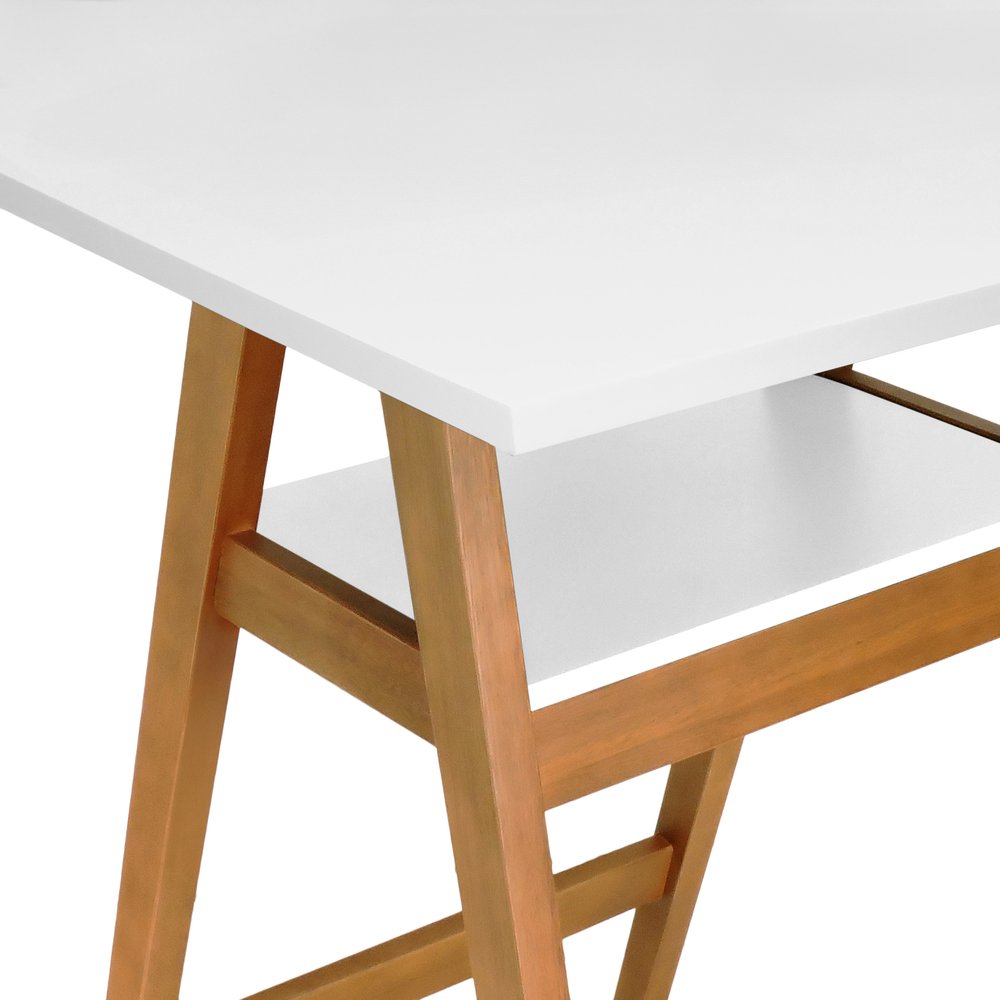 mesa bistro miami amendoa tampo quadrado 80x80 branco 5