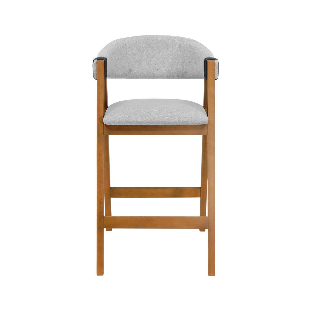 banqueta alta bistro florida amendoa linho cinza m imp corda preta 4