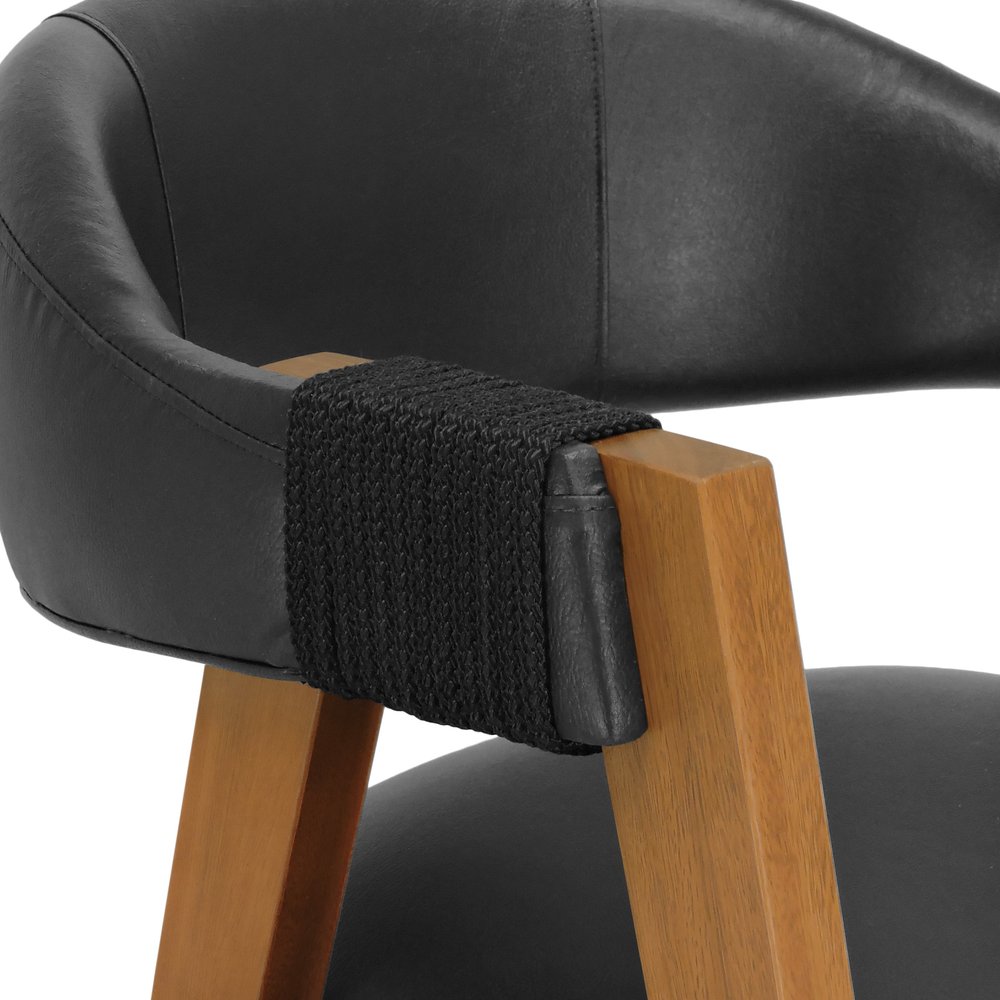 banqueta alta bistro florida amendoa corano preto corda preta 6