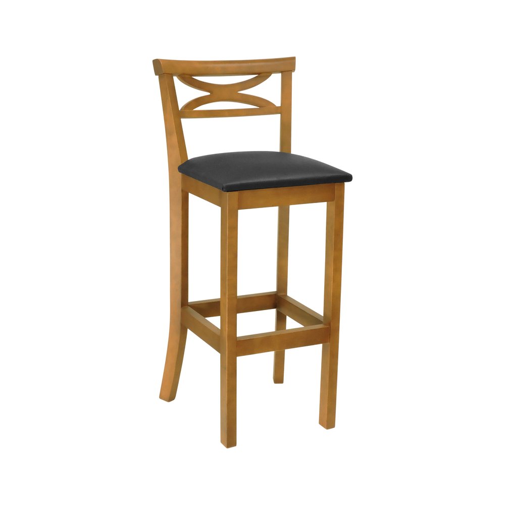 banqueta alta bistro verona amendoa corano preto 1