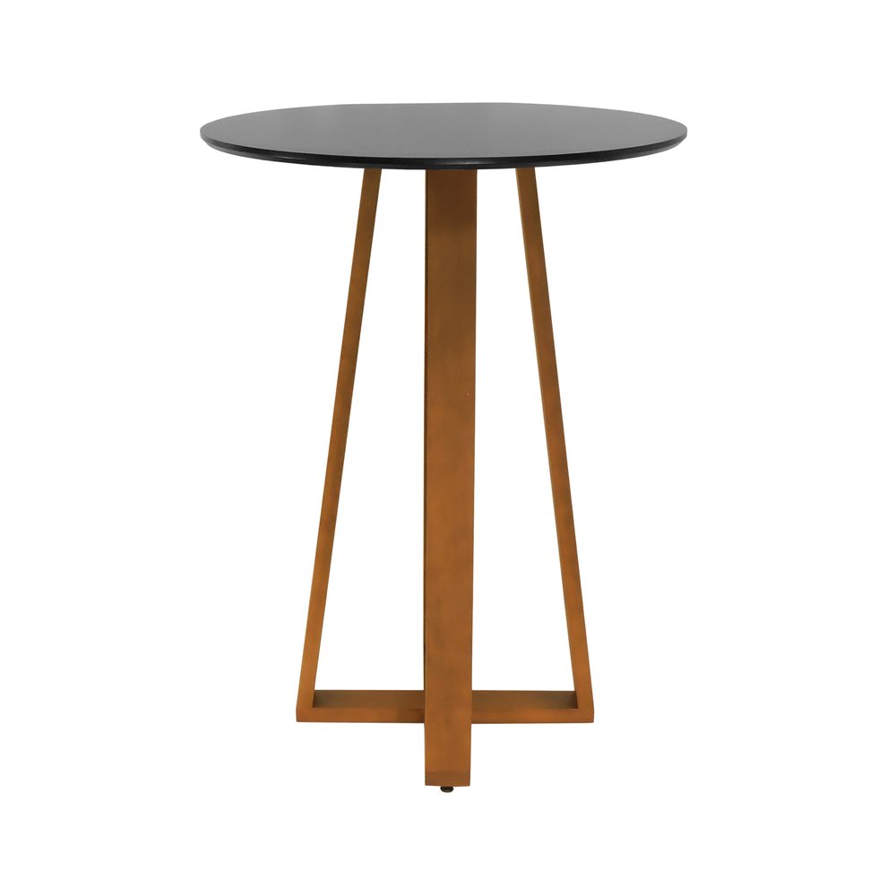 mesa bistro madri amendoa tampo redondo preto o80cm 3