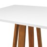 mesa bistro madri amendoa tampo quadrado branco 80x80cm 4