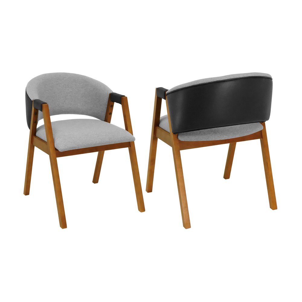 kit 2 cadeiras california corano preto linho cinza m imp amendoa